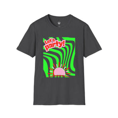 Let's Party Unisex Softstyle T-Shirt, Vibrant Summer Tee, Fun Graphic Shirt, Casual Wear, Birthday Gift, Festival Fashion