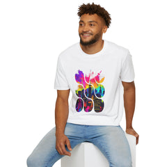 Vibrant Abstract Art T-Shirt | Unisex Graphic Tee, Casual Wear, Birthday Gift, Art Lovers Gift, Unique Fashion Statement