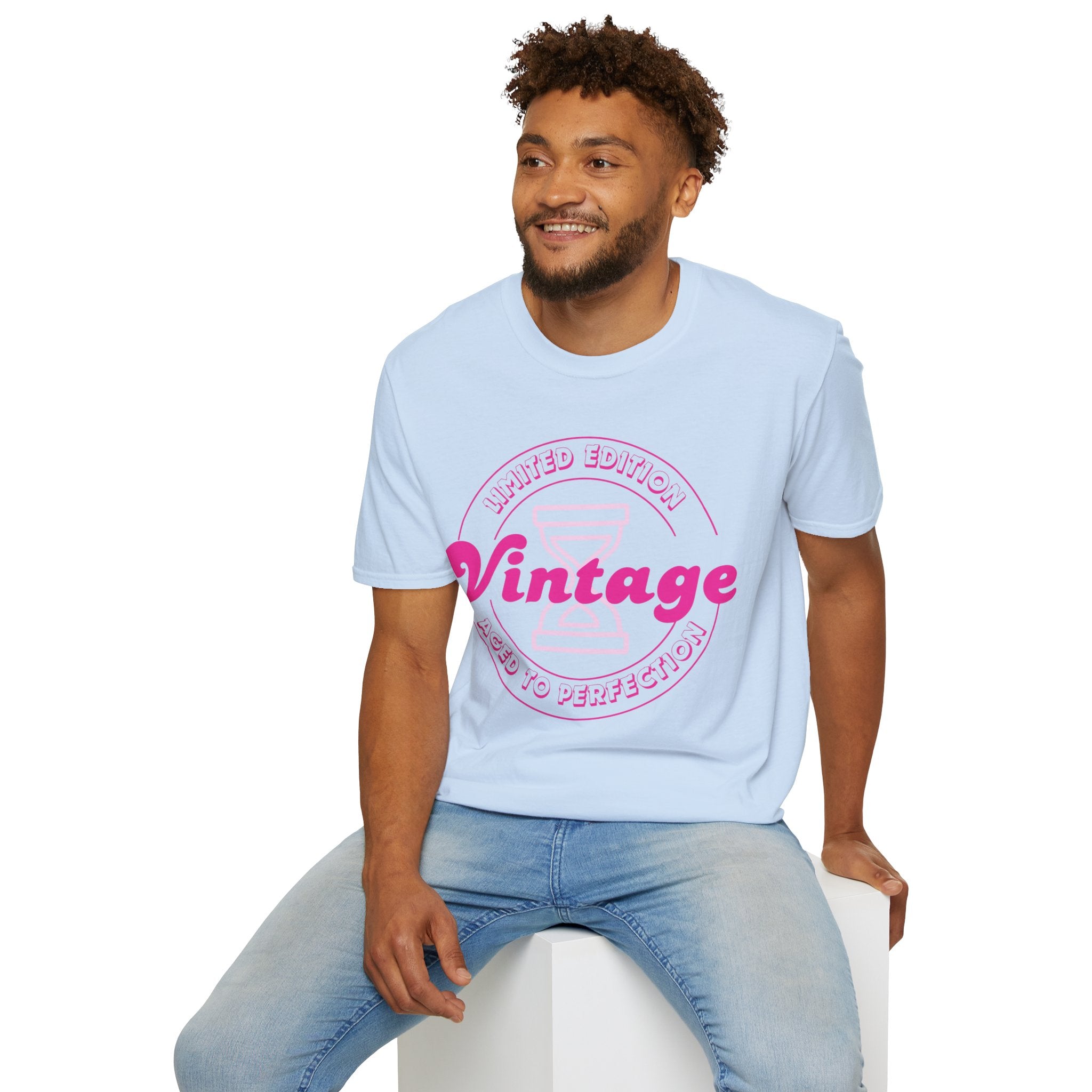 Vintage Inspired Unisex Softstyle T-Shirt - Perfect for Retro Lovers, Casual Outings, Birthdays, Anniversaries, Gift Ideas
