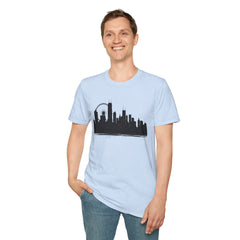 Skyline Unisex T-Shirt | City Lover Tee, Urban Art Shirt, Gift for Travelers, Vibrant Summer Apparel, Graphic T-Shirt