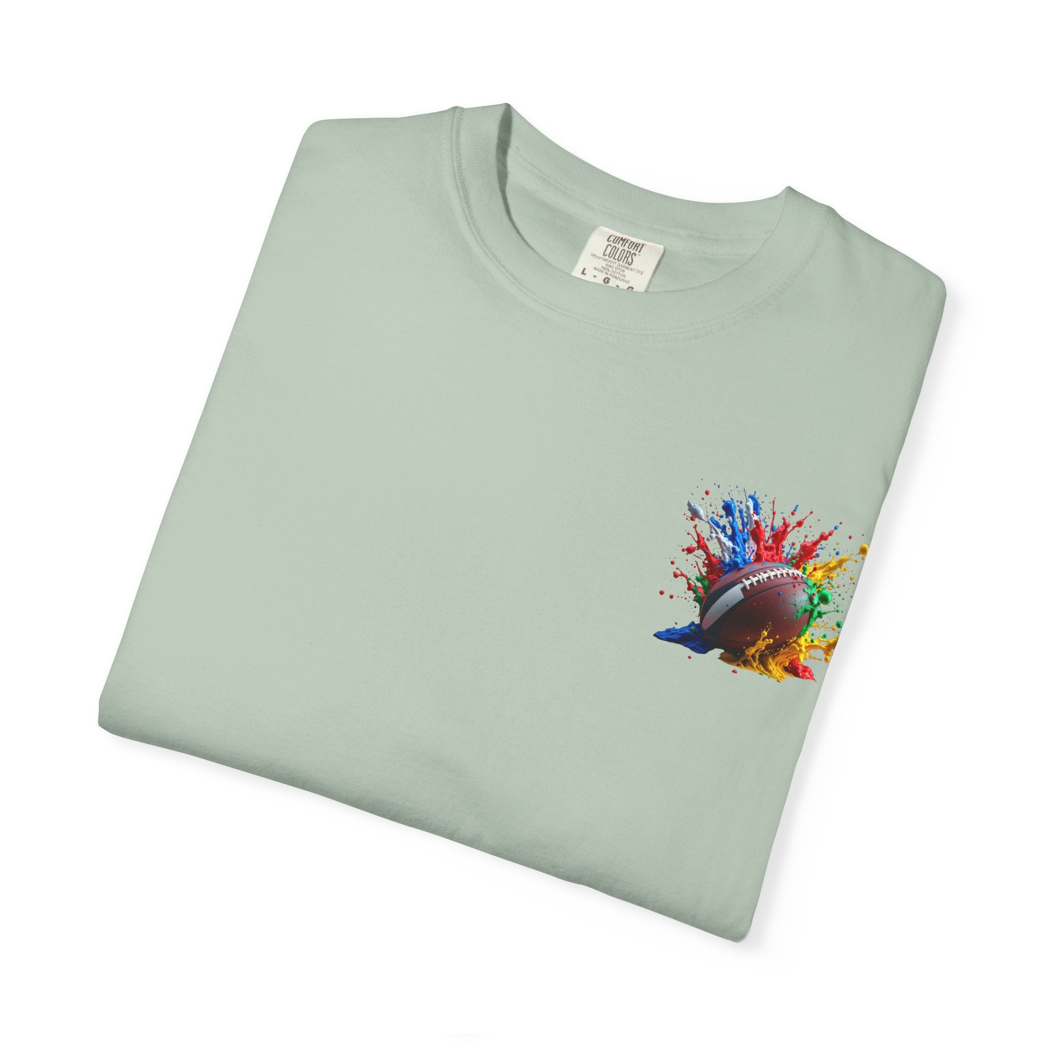 Rugby Ball Graphic T-Shirt, Unisex Vintage Tee, Perfect for Festivals, Beach Days, and Casual Wear, Gift for Sun Lovers