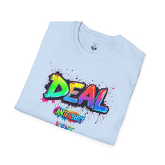 Colorful Graffiti Unisex T-Shirt, Trendy Streetwear Tee, Fun Casual Wear, Gift for Art Lovers, Summer Outfit