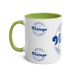 Vintage Limited Edition Two-Tone Coffee Mug - Aged to Perfection