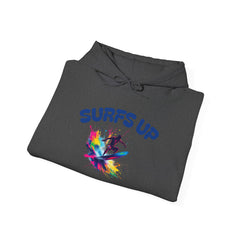 Surf's Up Unisex Heavy Blend Hooded Sweatshirt - Vibrant Beachwear for Surfers
