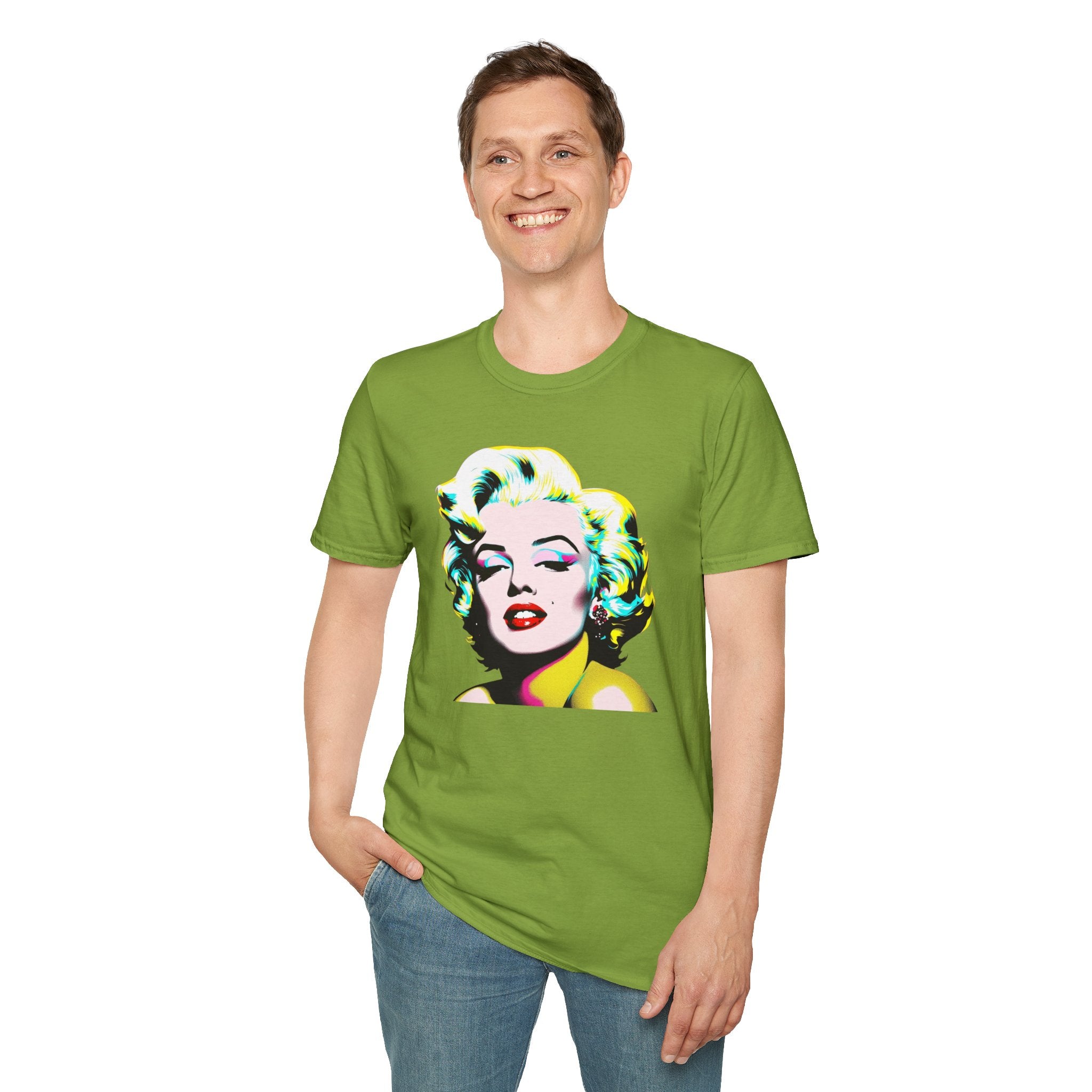 Pop Art Marilyn Monroe Unisex T-Shirt, Retro Tee, Vintage Style Shirt, Gift for Her, 90s Nostalgia Fashion