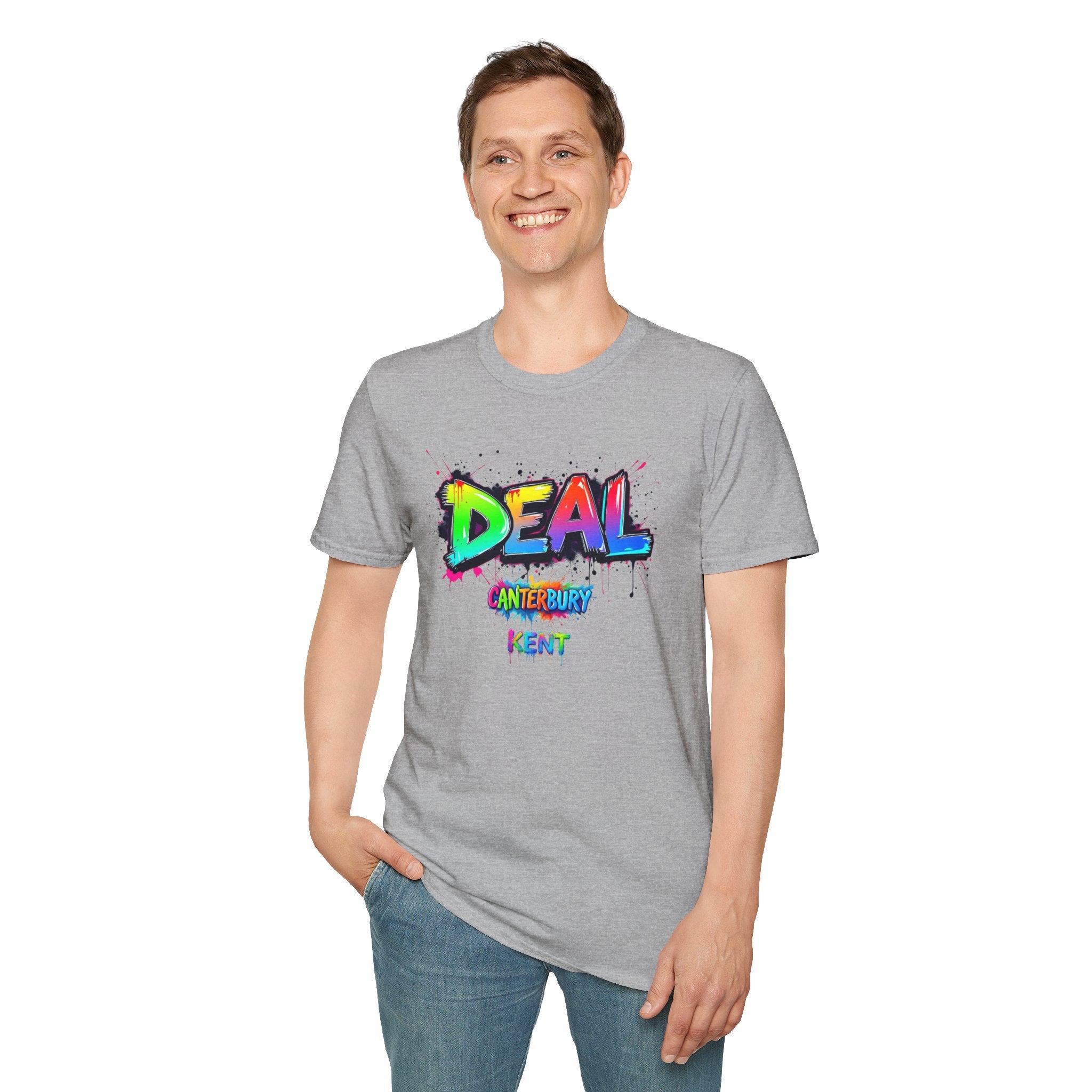 Colorful Graffiti Unisex T-Shirt, Trendy Streetwear Tee, Fun Casual Wear, Gift for Art Lovers, Summer Outfit