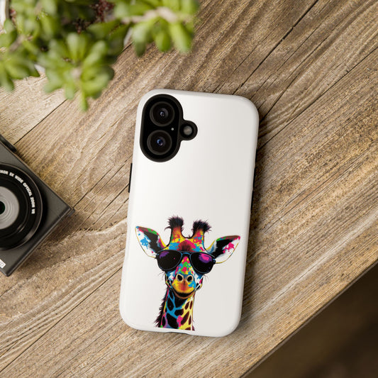 Colorful Giraffe Phone Case - Tough Cases for Animal Lovers