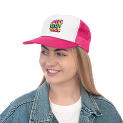 Colorful "Gin is My Tonic" Trucker Cap - Fun Party Accessory