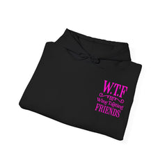 W.T.F. Wine Tasting Friends Hoodie - Unisex Heavy Blend Sweatshirt for Wine Lovers, Gift for Friends, Cozy Apparel for Tastings, Wine [...]