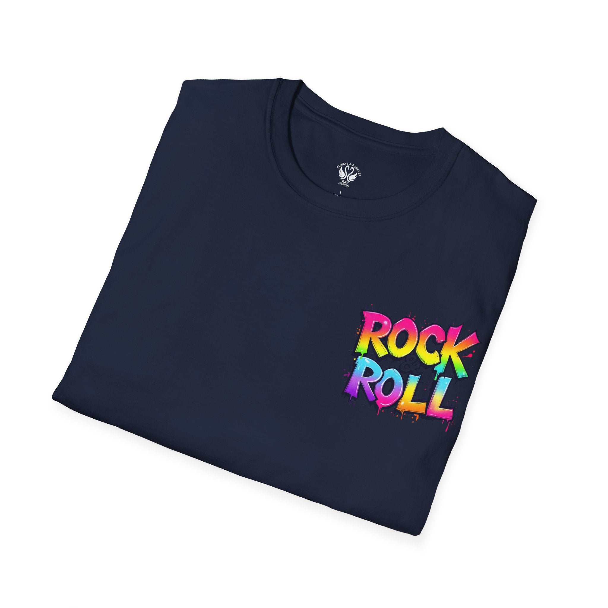 Colorful Rock & Roll Unisex T-Shirt, Vintage Music Tee, Festival Shirt, Gift for Music Lovers, Concert Apparel