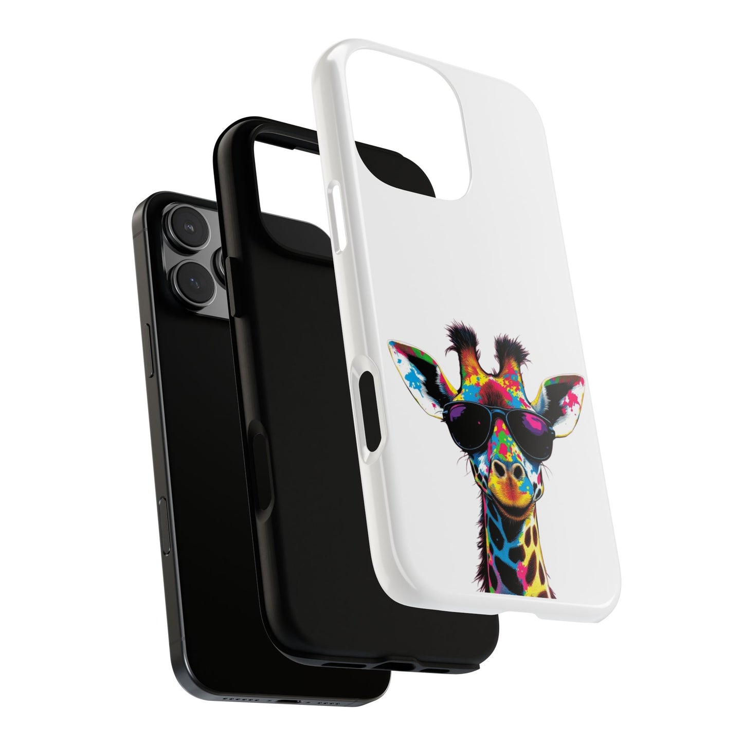 Colorful Giraffe Phone Case - Tough Cases for Animal Lovers