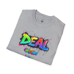 Colorful Graffiti Unisex T-Shirt, Trendy Streetwear Tee, Fun Casual Wear, Gift for Art Lovers, Summer Outfit