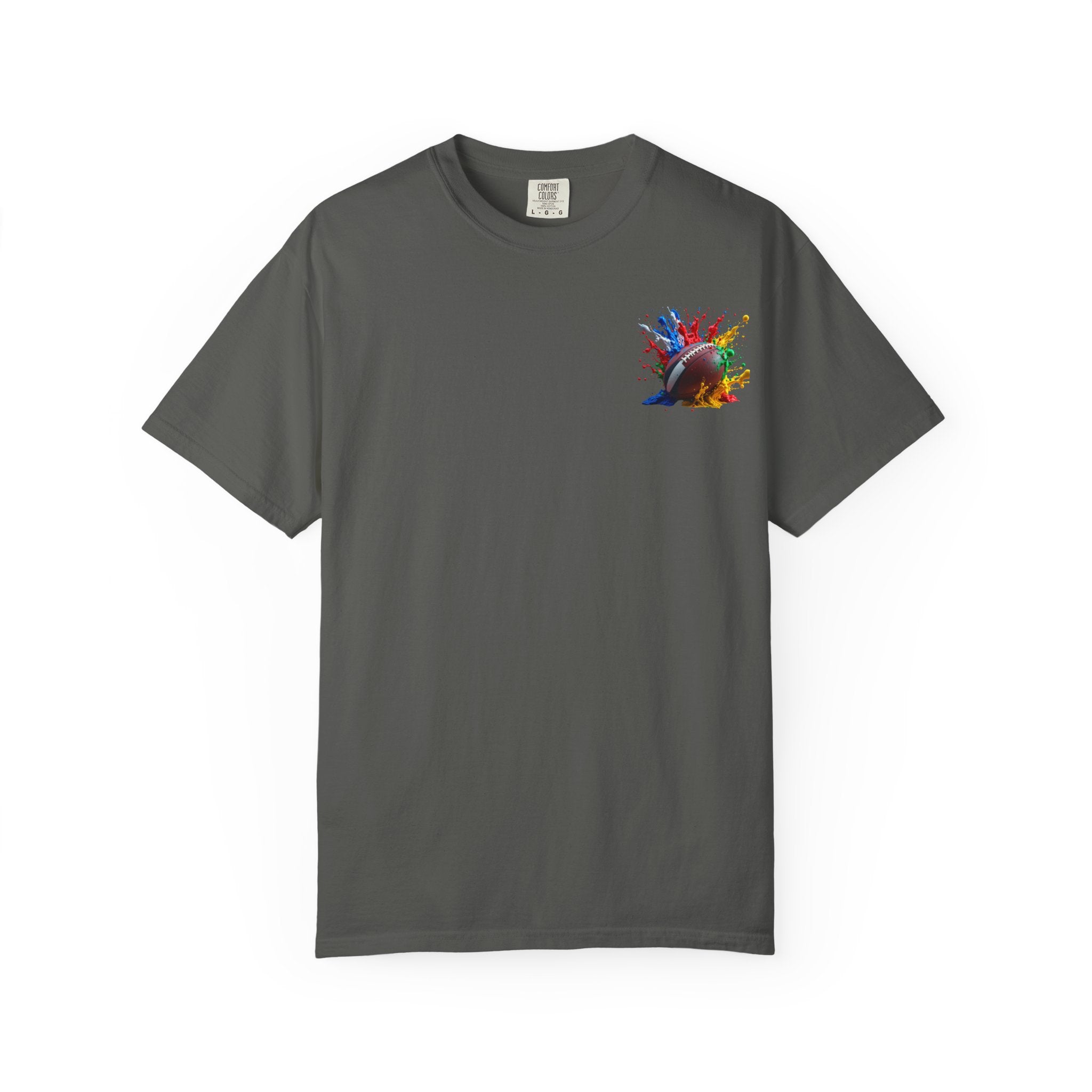 Rugby Ball Graphic T-Shirt, Unisex Vintage Tee, Perfect for Festivals, Beach Days, and Casual Wear, Gift for Sun Lovers