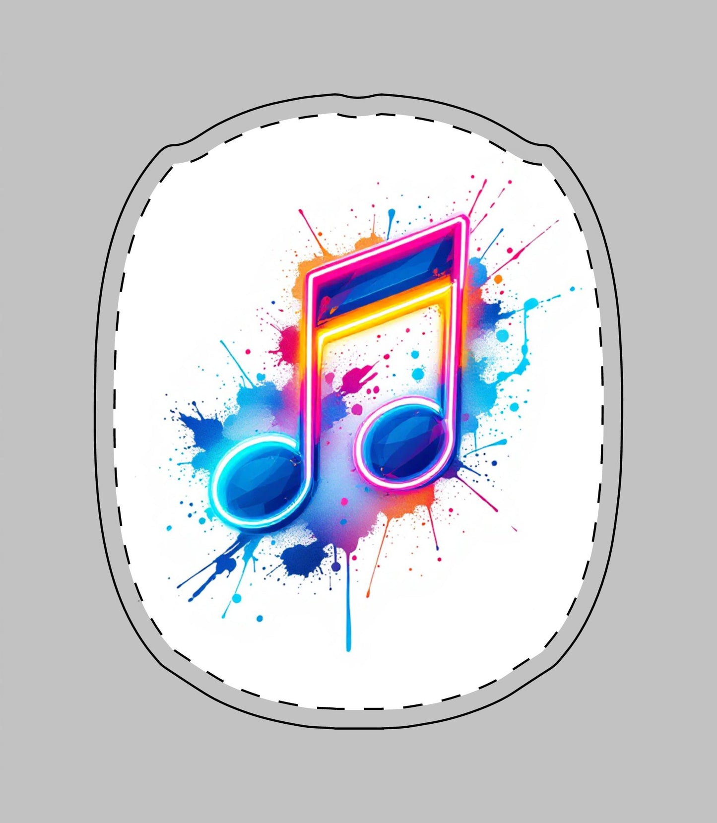 Vibrant Music Notes AirPod Max Cases - Colorful Protection for Music Lovers
