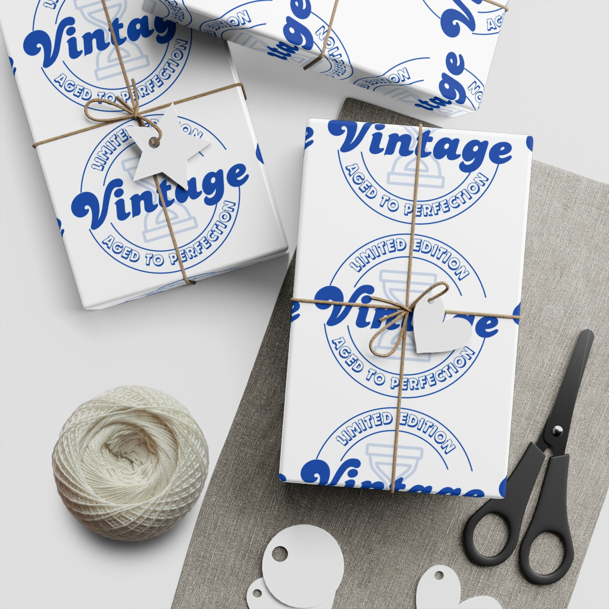 Vintage Gift Wrapping Paper Sheets - Perfect for Special Occasions & Celebrations
