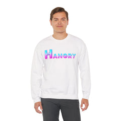 Hangry Unisex Crewneck Sweatshirt - Cozy Gift for Food Lovers, Fall Apparel, Perfect for Casual Outfits, Birthday & Holiday Gifts