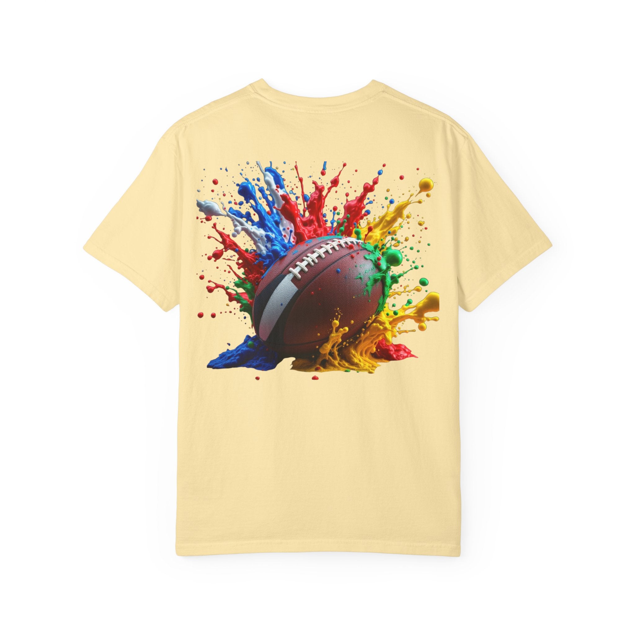 Rugby Ball Graphic T-Shirt, Unisex Vintage Tee, Perfect for Festivals, Beach Days, and Casual Wear, Gift for Sun Lovers