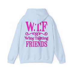 W.T.F. Wine Tasting Friends Hoodie - Unisex Heavy Blend Sweatshirt for Wine Lovers, Gift for Friends, Cozy Apparel for Tastings, Wine [...]