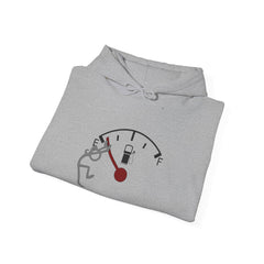 Fuel Gauge Graphic Hoodie, Unisex Sweatshirt for Gamers, Cozy Gift for Tech Lovers, Perfect for Casual Wear, Comfy Everyday Hoodie