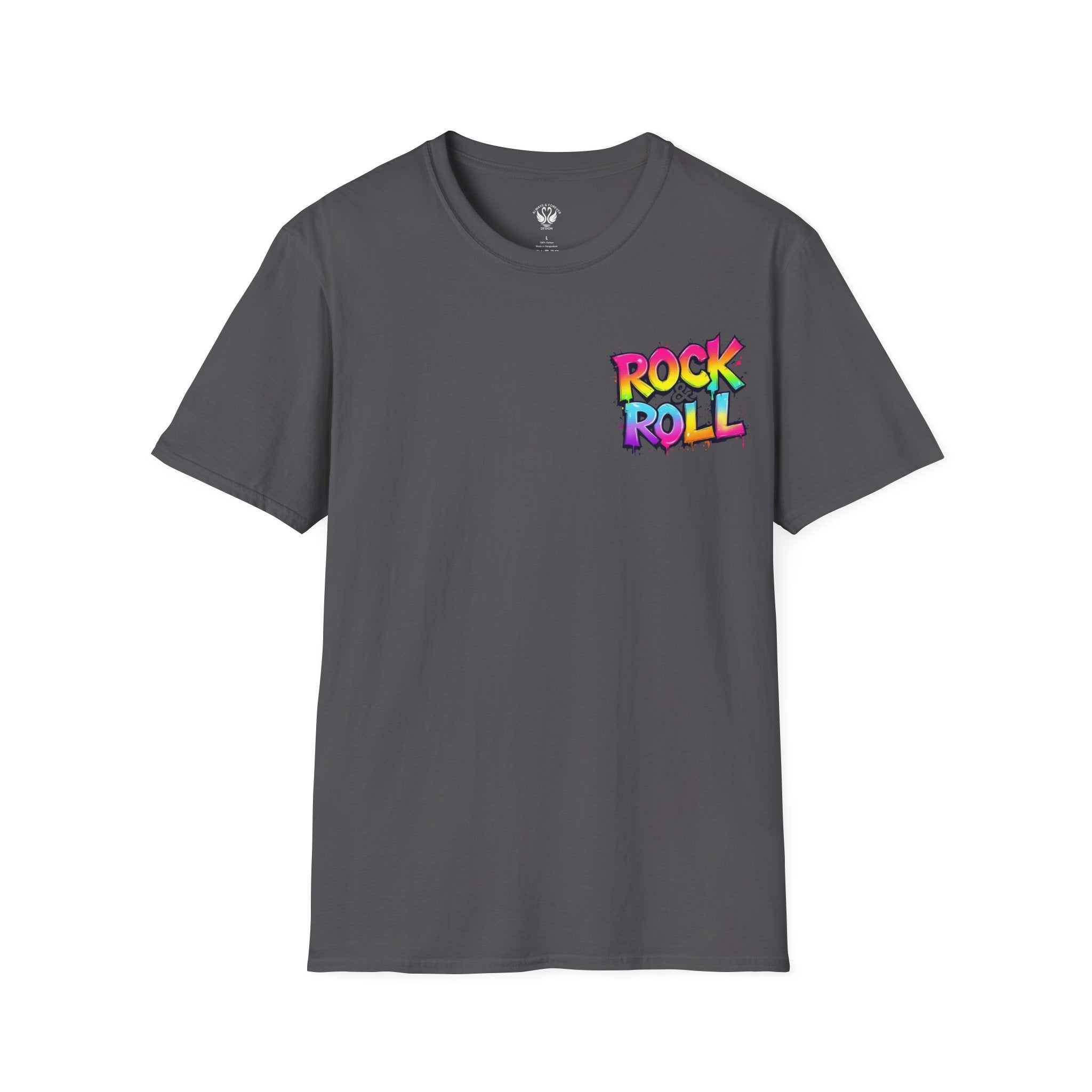 Colorful Rock & Roll Unisex T-Shirt, Vintage Music Tee, Festival Shirt, Gift for Music Lovers, Concert Apparel