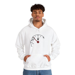 Fuel Gauge Graphic Hoodie, Unisex Sweatshirt for Gamers, Cozy Gift for Tech Lovers, Perfect for Casual Wear, Comfy Everyday Hoodie