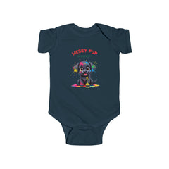 Messy Puppy University Infant Bodysuit - Cute & Playful Baby Apparel