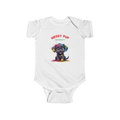 Messy Puppy University Infant Bodysuit - Cute & Playful Baby Apparel
