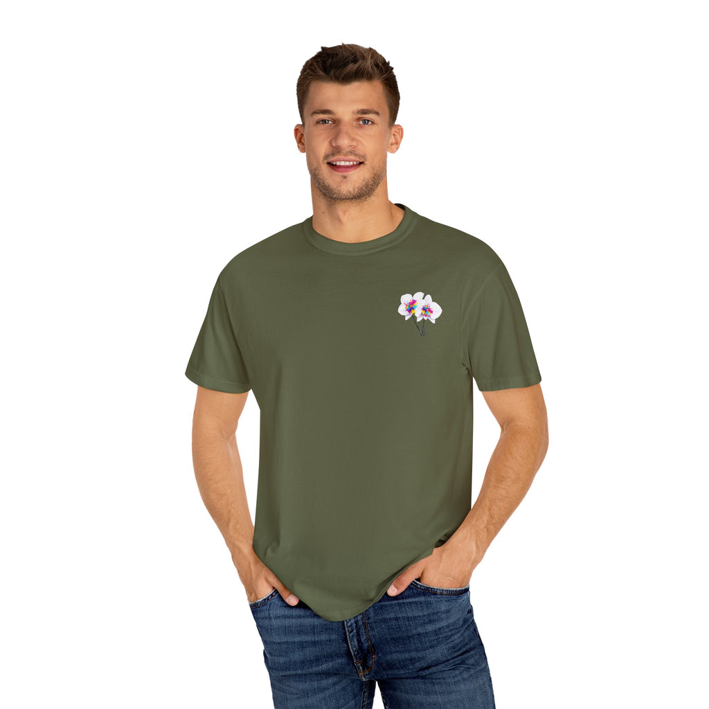 Flower  Unisex Party T-Shirt - Bright & Fun Graphic Tee for Celebrations, Summer Events, Festivals, Birthdays, Casual Wear