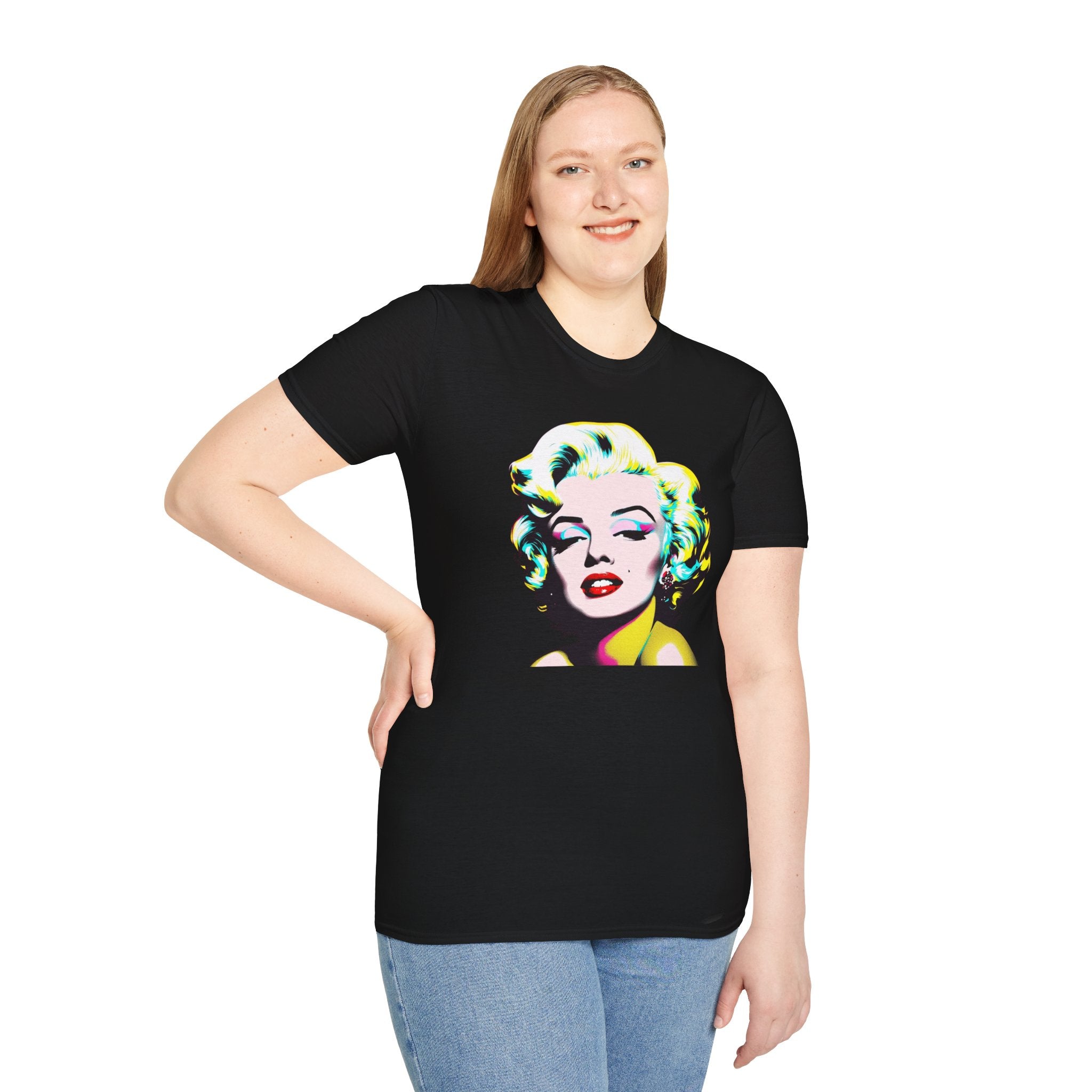 Pop Art Marilyn Monroe Unisex T-Shirt, Retro Tee, Vintage Style Shirt, Gift for Her, 90s Nostalgia Fashion