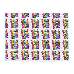 Rock & Roll Arctic Fleece Blanket, Cozy Throw, Music Lover Gift, Vibrant Decor, Concert Merchandise, Unique Home Accessory