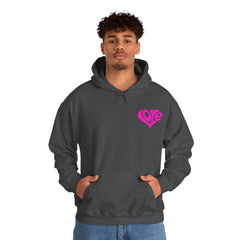 Cozy Love Heart Hoodie | Unisex Sweatshirt for Valentine's Day, Gift for Her, Celebrations, Casual Wear, Anniversary