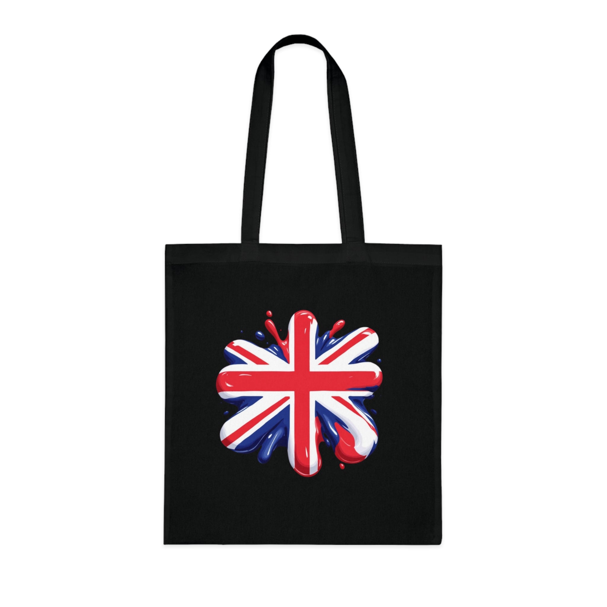 Union Jack Cotton Tote Bag, British Flag Tote, Eco-Friendly Shopping Bag, Travel and Everyday Use Bag, Gift for Patriots