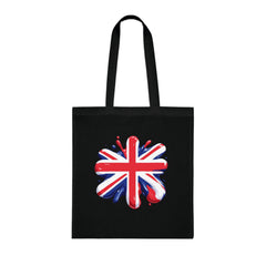 Union Jack Cotton Tote Bag, British Flag Tote, Eco-Friendly Shopping Bag, Travel and Everyday Use Bag, Gift for Patriots