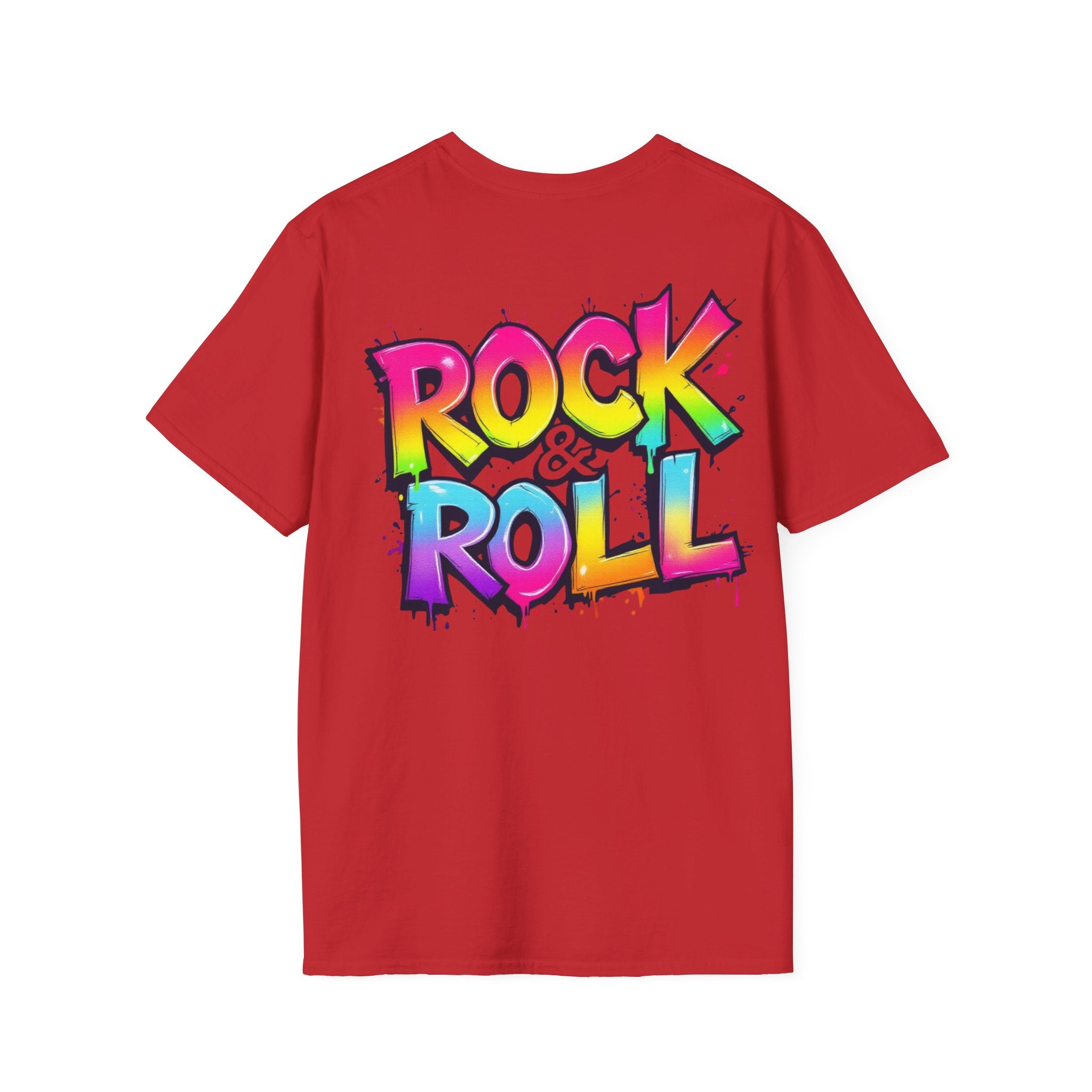 Colorful Rock & Roll Unisex T-Shirt, Vintage Music Tee, Festival Shirt, Gift for Music Lovers, Concert Apparel