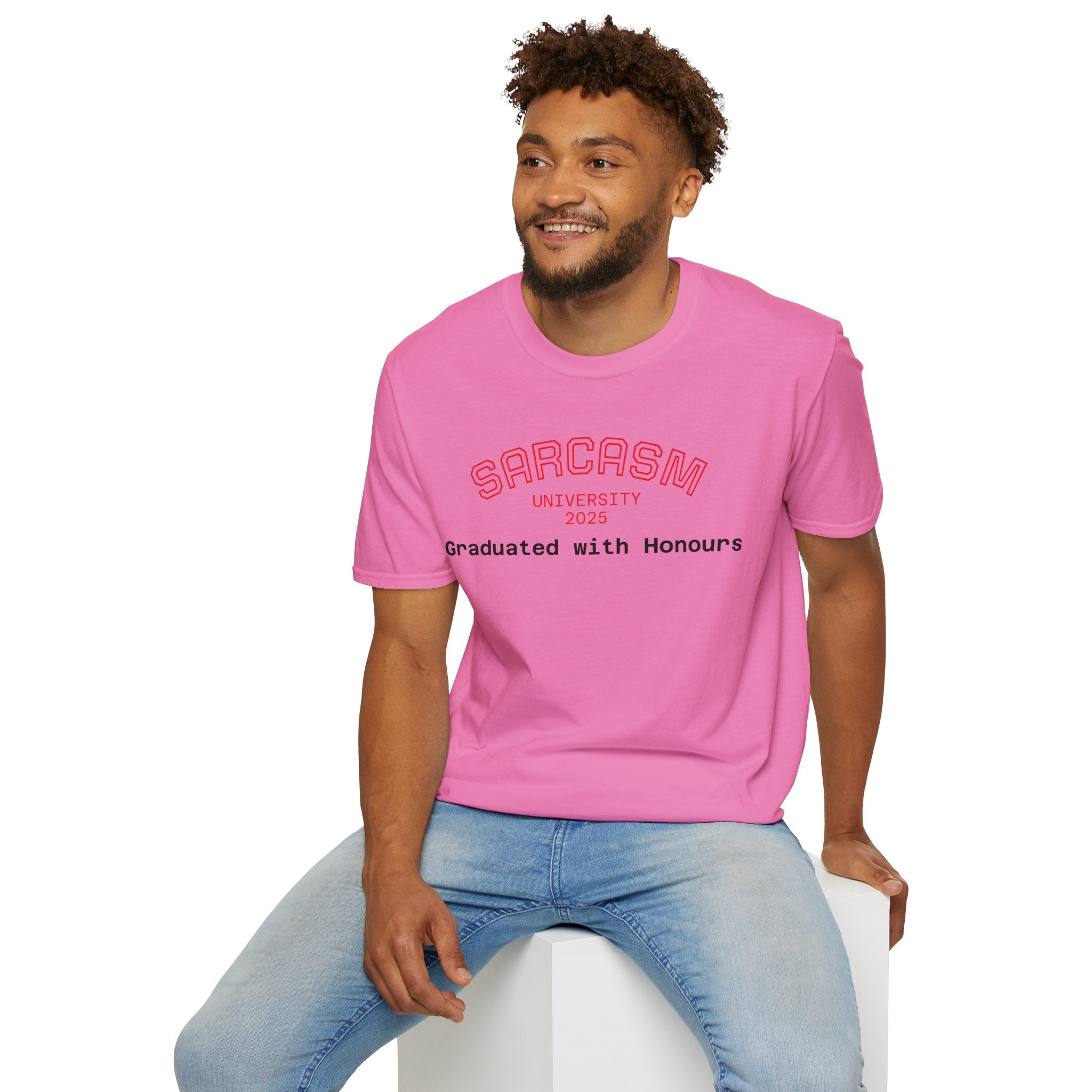 Funny Graduation T-Shirt, Sarcasm University Tee, Unisex Humor Shirt, Graduation Gift, Class of 2025 Apparel