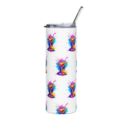 Colorful Martini Stainless Steel Tumbler - 20oz, Perfect for Parties & Celebrations