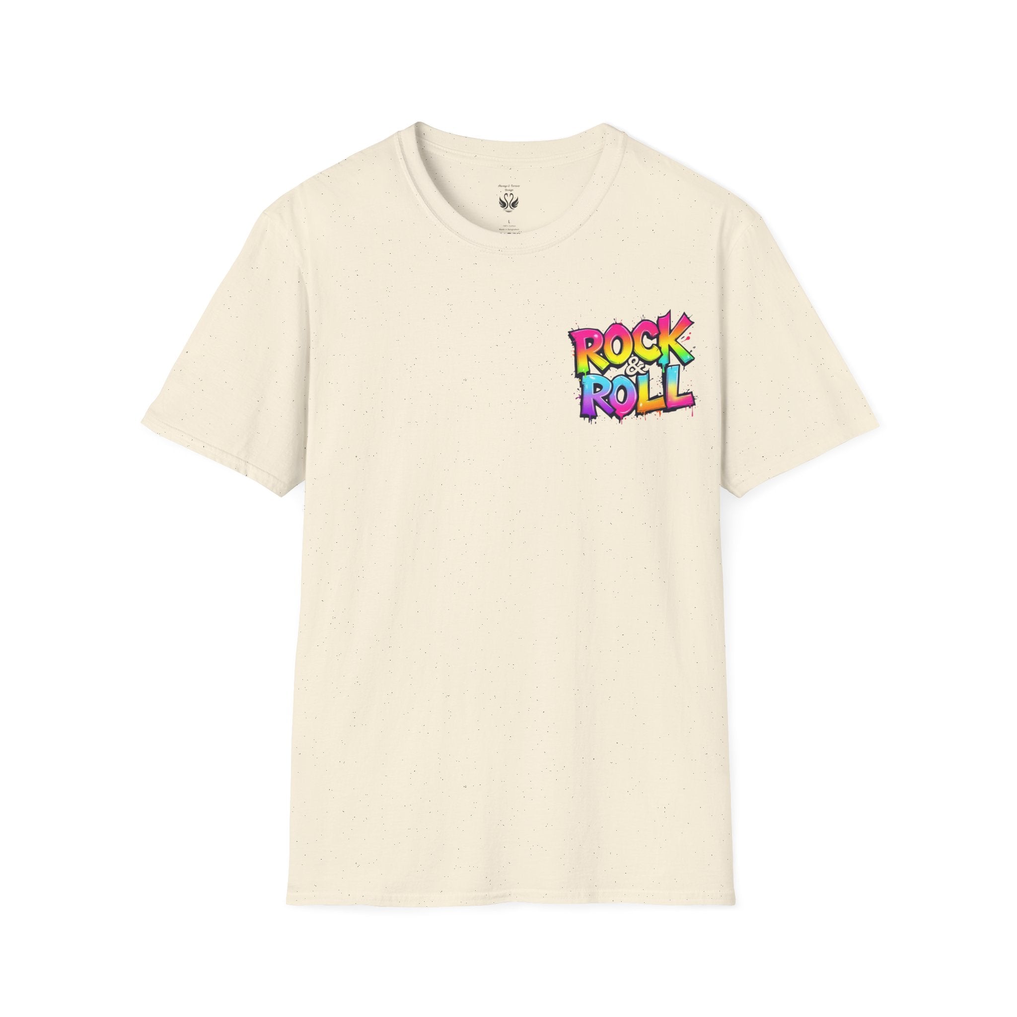 Colorful Rock & Roll Unisex T-Shirt, Vintage Music Tee, Festival Shirt, Gift for Music Lovers, Concert Apparel