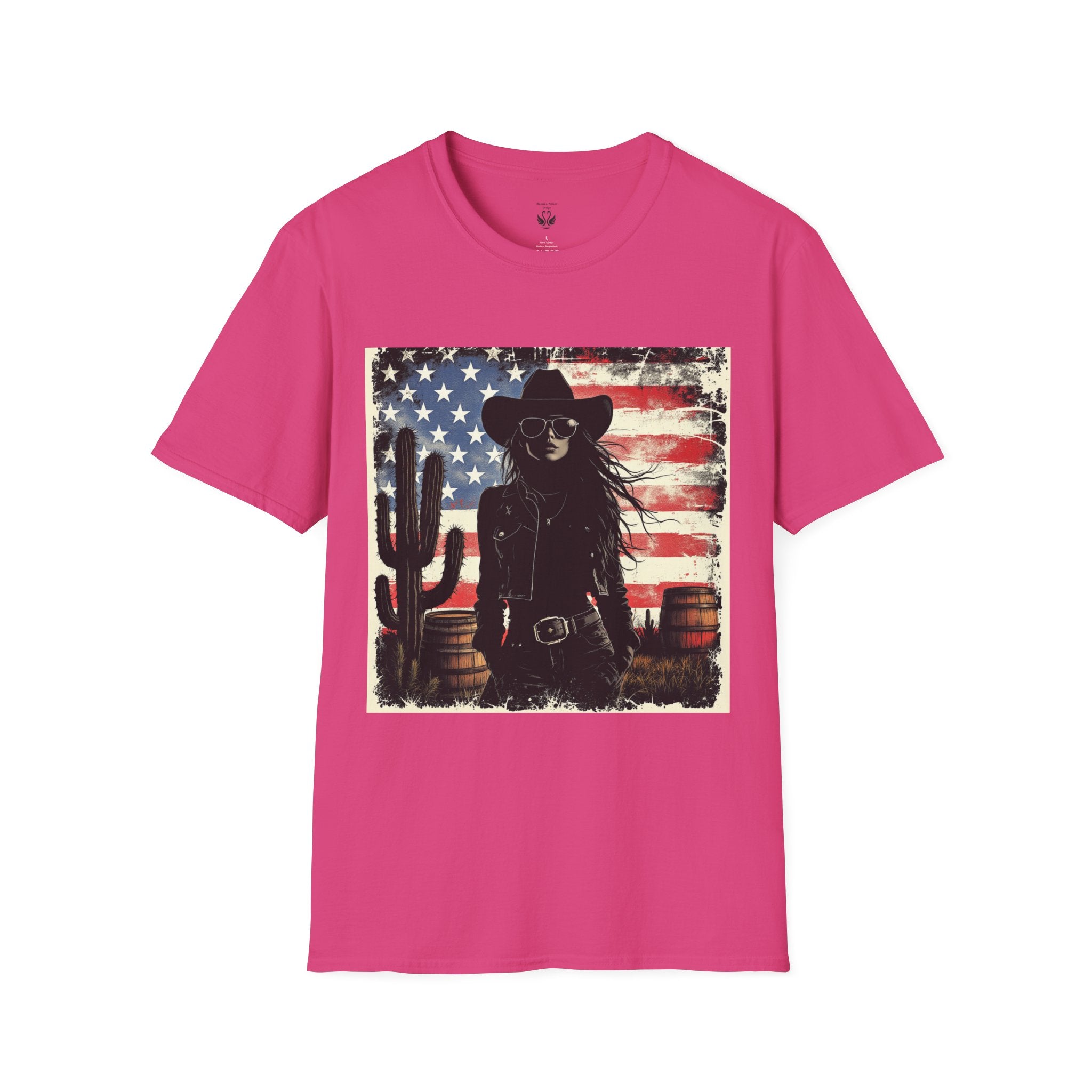 Stylish Western Graphic Tee, Cowboy T-Shirt, Americana Apparel, Unisex Casual Shirt, Summer Wardrobe Essential, Gift For Western Lovers