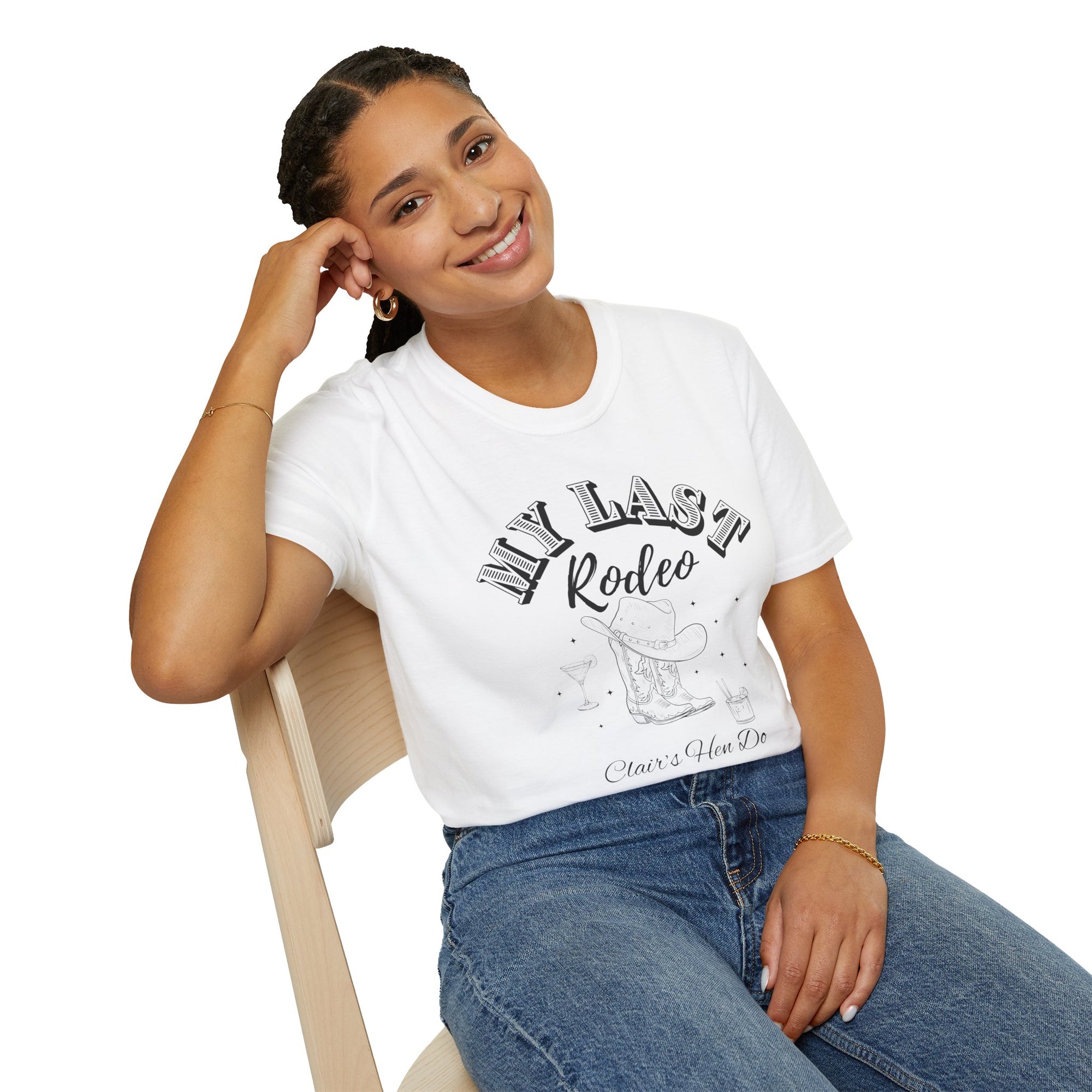 My Last Rodeo T-Shirt, Unisex Softstyle Tee, Cowboy Lover Gift, Western Apparel, Festival Outfit, Casual Wear, Rodeo Enthusiast
