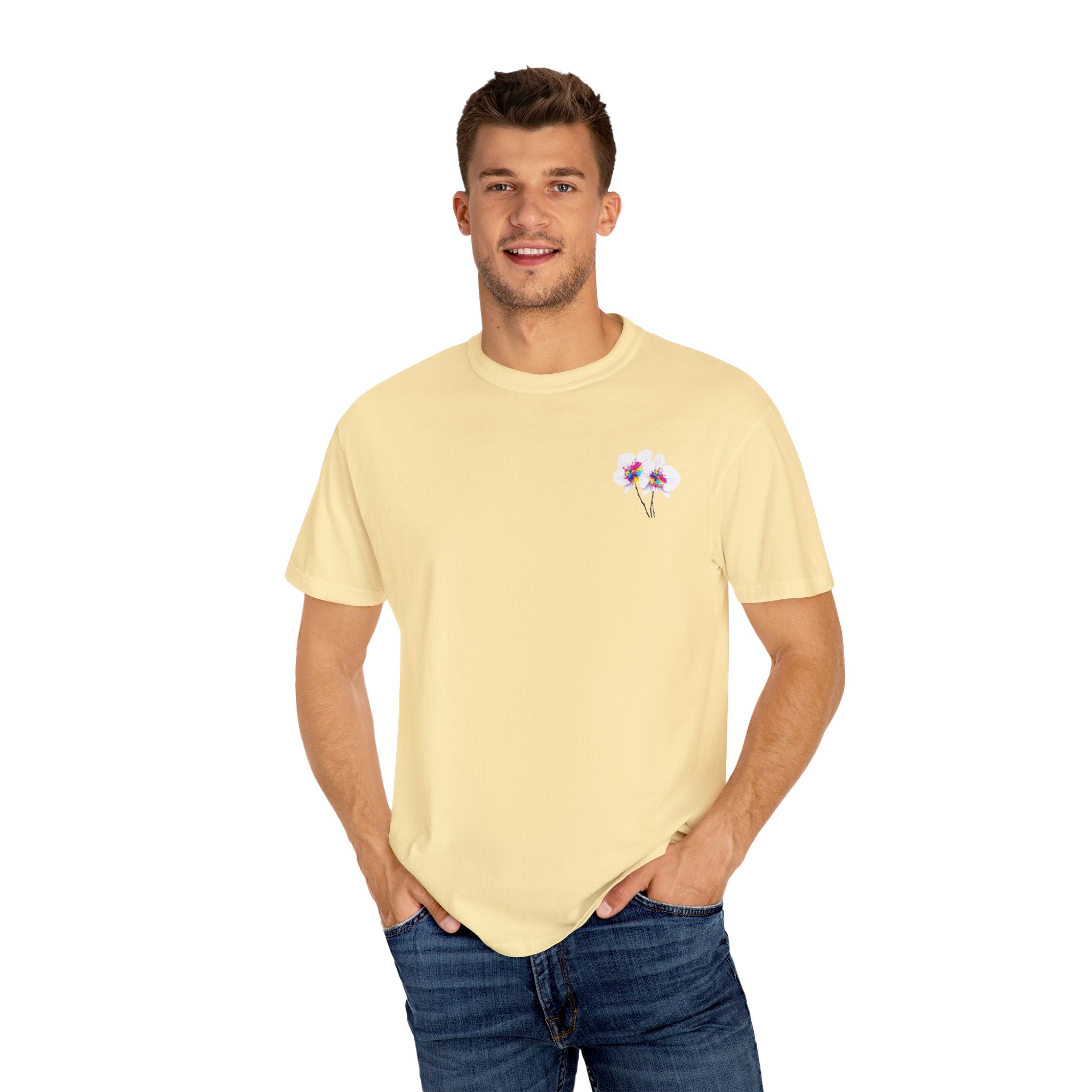Flower  Unisex Party T-Shirt - Bright & Fun Graphic Tee for Celebrations, Summer Events, Festivals, Birthdays, Casual Wear