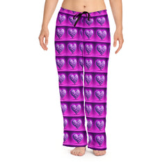 Cozy Heart Pattern Women's Pajama Pants - Perfect for Valentine's Day & Relaxing Nights