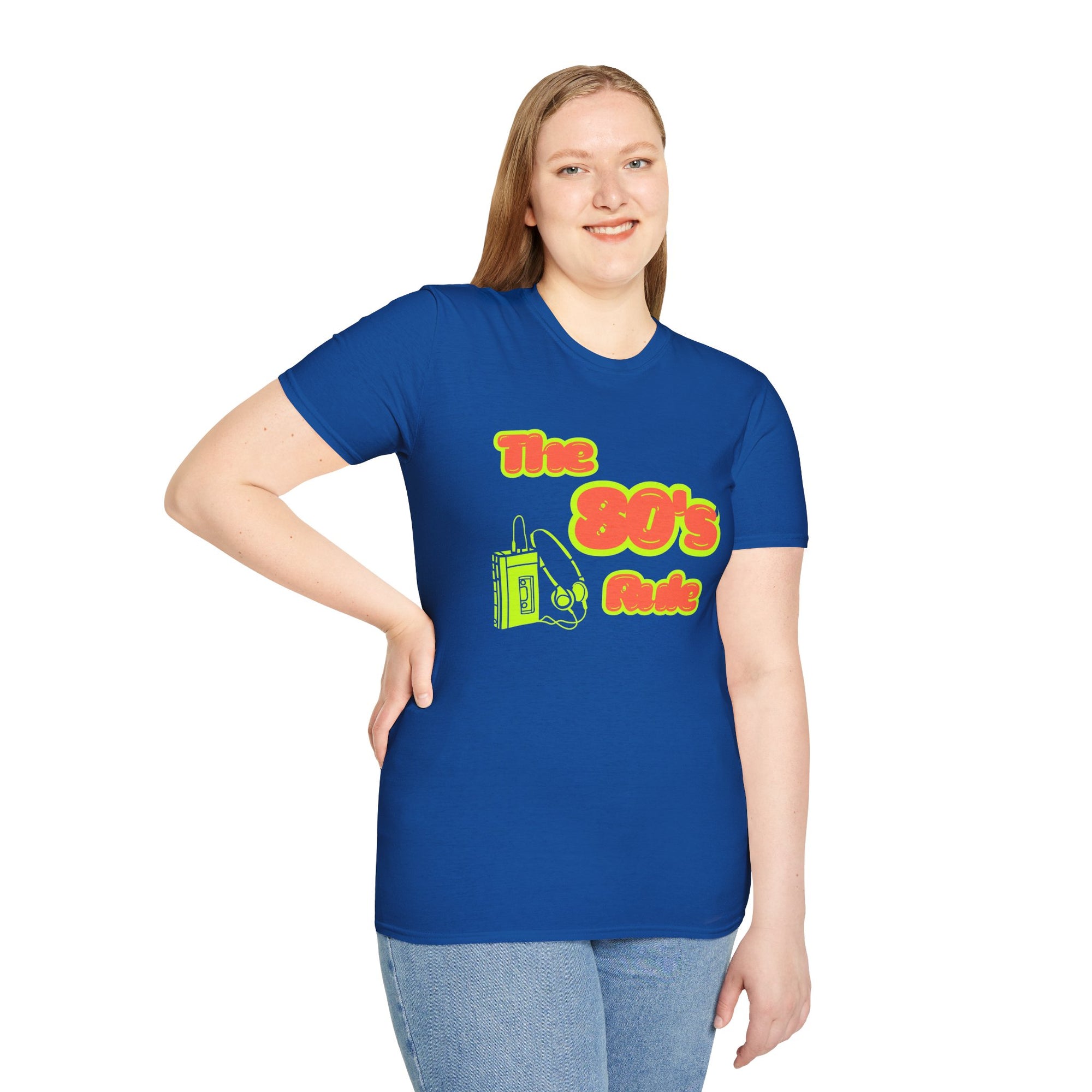 Retro 80's Rule Unisex T-Shirt, Vintage Tee, 80s Inspired Apparel, Casual Wear, Gift for Retro Lovers
