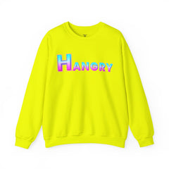 Hangry Unisex Crewneck Sweatshirt - Cozy Gift for Food Lovers, Fall Apparel, Perfect for Casual Outfits, Birthday & Holiday Gifts