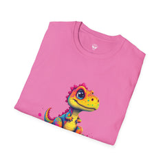 Cute Dinosaur T-Shirt, Fun Graphic Tee, Kids Birthday Gift, Dino Lover Apparel, Unisex Casual Wear