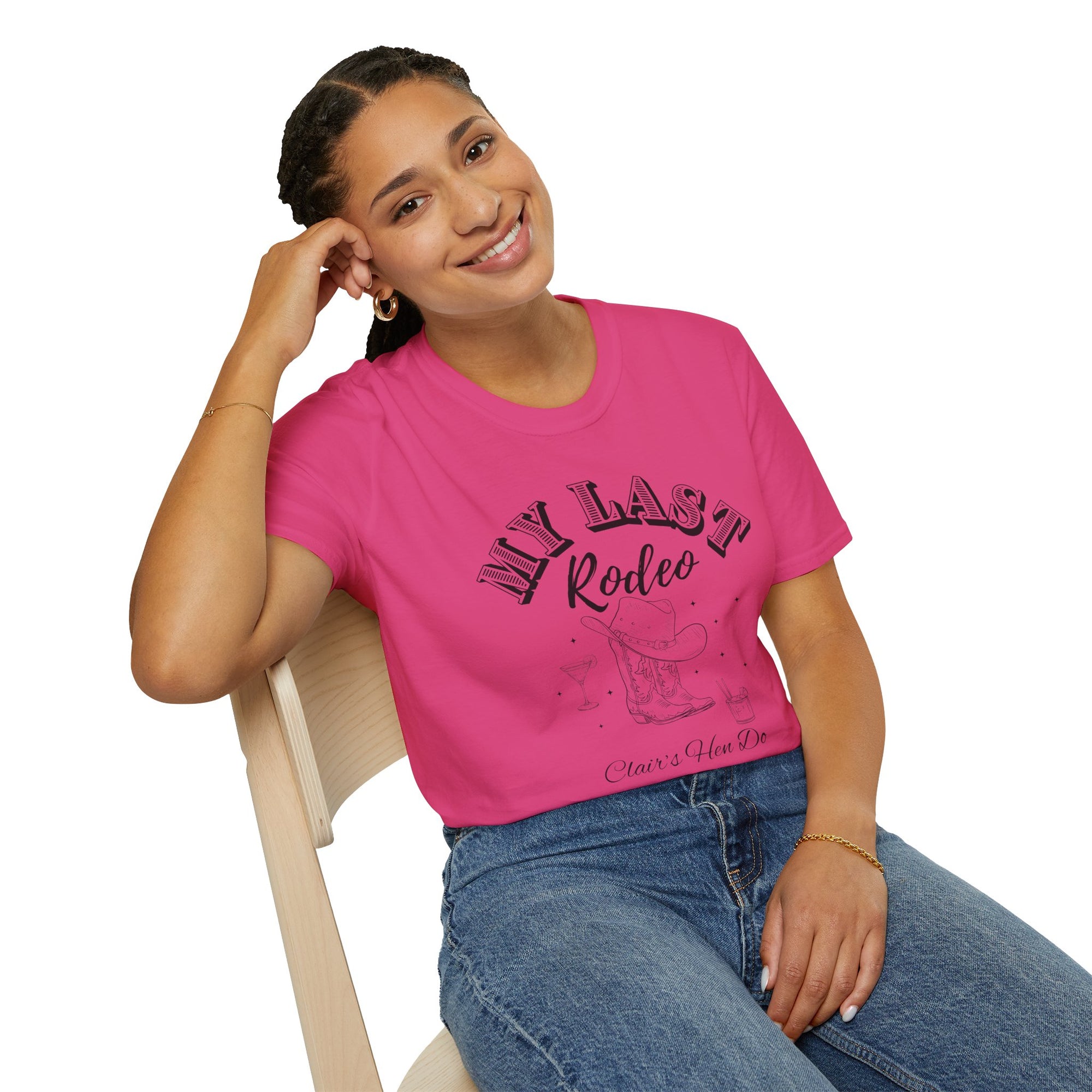 My Last Rodeo T-Shirt, Unisex Softstyle Tee, Cowboy Lover Gift, Western Apparel, Festival Outfit, Casual Wear, Rodeo Enthusiast