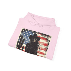 Vintage Western Style Hoodie with Cowboy Graphic