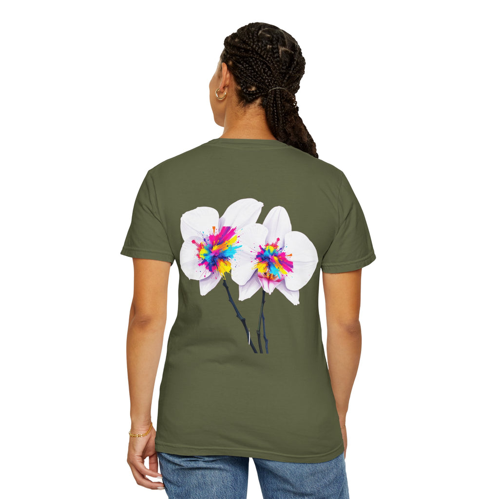 Flower  Unisex Party T-Shirt - Bright & Fun Graphic Tee for Celebrations, Summer Events, Festivals, Birthdays, Casual Wear