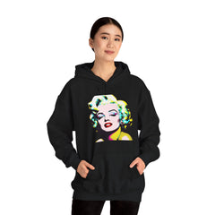 Colorful Marilyn Monroe Sweatshirt, Retro Hoodie, Pop Art Sweater, Unisex Lounge Wear, Gift for Art Lovers, Fashion Statement