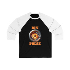 Unisex 3/4 Sleeve Baseball Tee - ION PULSE Graphic Shirt, Casual Sportswear, Cool Gift for Sports Lovers, Streetwear, Everyday Style