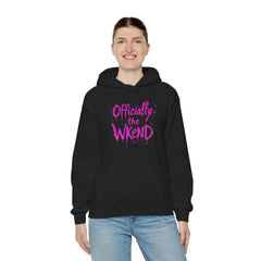 Officially the Wkend Hooded Sweatshirt, Unisex Weekend Sweatshirt, Cozy Hoodie for Relaxation, Ideal for Casual Outings, Perfect Gift [...]